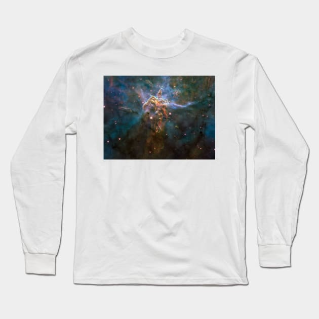 Eagle Nebula Long Sleeve T-Shirt by luckylucy